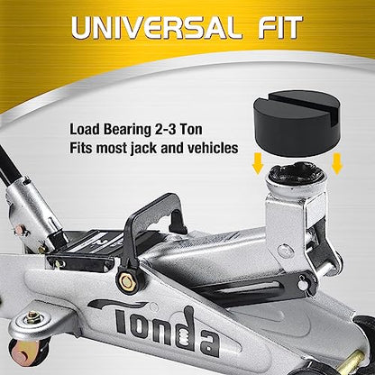 TONDA Jack Stand Pads & Pinch Weld Jack Adapters, 4 Piece Set - color: 4 PIECE SET