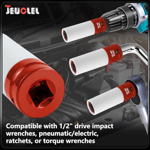 21mm 1/2"Drive Wheel Protector Impact Socket, Lug Nut Impact Socket - size: 21MM