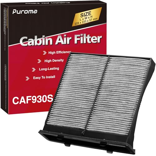 Puroma Cabin Air Filter Activated Carbon for CP930 CF10930 CAF1869P Subaru - style: CAF930S