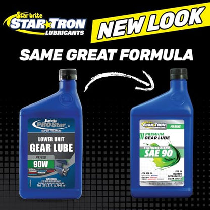 STAR BRITE Hypoid 90W Lower Unit Gear Lube - size: 32 Oz Quart, style: 90W Hypoid