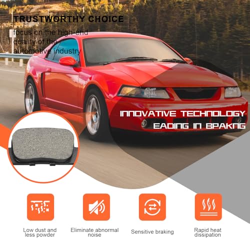 Ceramic Rear Brake Pads for Toyota Camry for Scion tC - size: D835