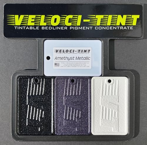 VelociTint Bedliner Pigment Concentrate 2oz Pouch for 2K Urethane Tintable Bed Liner 200+ Colors Available (Amethyst Metallic) - color: Amethyst Metallic
