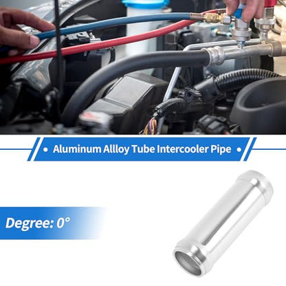 1" OD 0° 6063 Aluminum Alloy Tube Intercooler Pipe 3" Length - size: 1"OD 3"Length