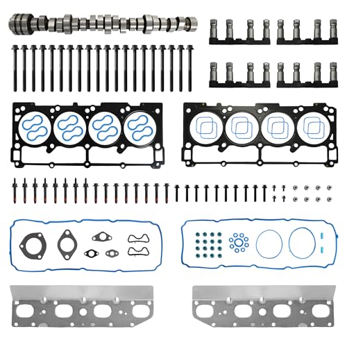 AUCERAMIC 5.7L MDS Camshaft Lifter Kit w/Head Gasket Set Fit for Ram 1500