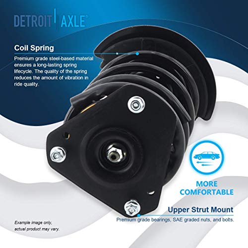 Detroit Axle - 4 Ready Struts for 1997-2005 Buick Century, 1997-2004 Regal - size: 10003-4/Shock Kit