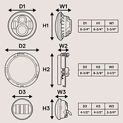 TRUE MODS 7 Inch LED Headlight Kit 4.5 Inch Passing Lights Harley Davidson - color: Black, size: Headlight + Bracket + Passing Lights