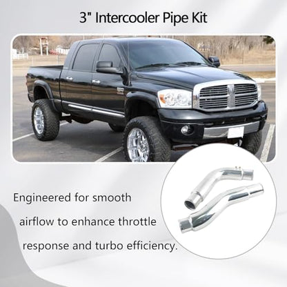 3" Intercooler Pipe Kit for 2003-2007 Dodge Ram 5.9L Cummins - color: 2003-2007 Dodge Ram 5.9L