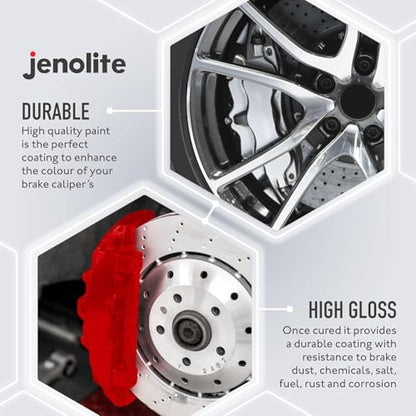 JENOLITE Brake Caliper Paint Aerosol, Red 1x13.5oz - color: Red, size: 13.5 Ounce (Pack of 1)