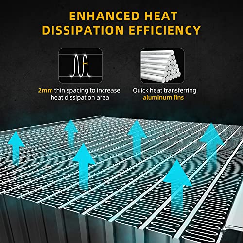 DWVO Aluminum Radiator Compatible with T&C 01-04 3.3L/3.8L V6 CU2311 - style: 2001-2004 Chrysler Town & Country 3.3L 3.8L