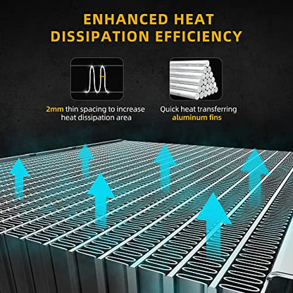DWVO Aluminum Radiator Compatible with T&C 01-04 3.3L/3.8L V6 CU2311 - style: 2001-2004 Chrysler Town & Country 3.3L 3.8L