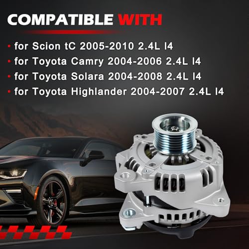 11034 Alternator for 2004-2006 Camry/2004-2007 Highlander 2.4L - size: 11034