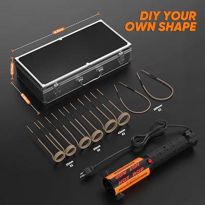 Solary Induction Bolt Heater Tool - 1200W 110V Magnetic Induction Heater Bolt Removal, Nut Buster Tool with 8 Coils for Rusty Screw Removing - color: Orange