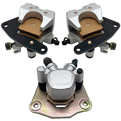 Front Left Right & Rear all Brake Calipers for Suzuki Vinson 500 LT-A500F/LT-F500F 2003-2007