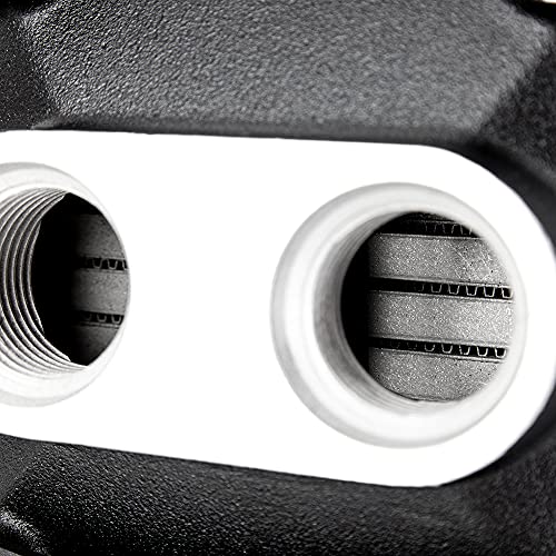 Mishimoto MMINT-A2W-DP-2 Universal Air-to-Water Intercooler, Dual-Pass Coolant Flow, 1000HP - Same Side Inlet/Outlet
