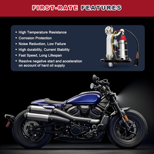 75305-07A 75268-07F Fuel Pump Assembly Compatible with Harley-Davidson
