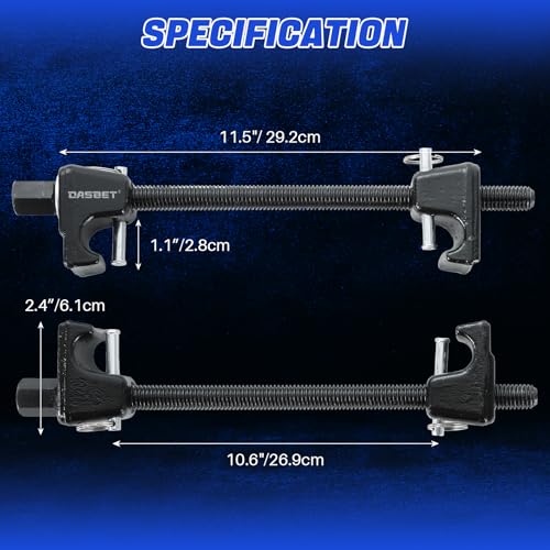 DASBET Macpherson Strut Spring Compressor Tool Kit 2PCS - color: Red