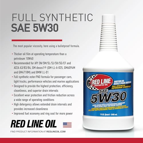 Red Line 15305 SAE 5W30 Fully Synthetic Motor Oil - Gallon - size: Gallon