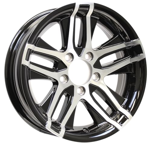 eCustomrim 2-Pack Aluminum Trailer Wheel 14X5.5 5 Lug Black Altitude