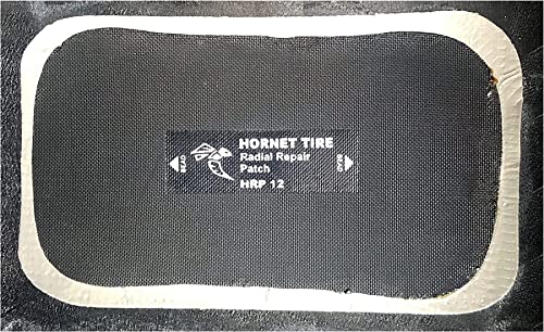 Reinforced Heavy Duty Radial Tire Repair Patches HRP-12 (4.5"x2.5") - size: 4.5"x2.5"