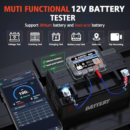 ANCEL BM200 Blue-US Battery Monitor 12V Automotive Bluetooth - color: Blue