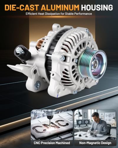 Alternator 11176 80A Fit for Honda Civic 2006-2011 1.8L - size: 11176N