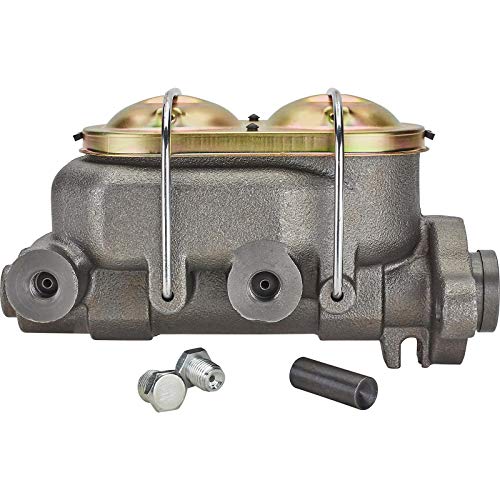 Cast Iron Master Cylinder, 1 Inch Bore, For GM/Corvette, Dual Outlet Design