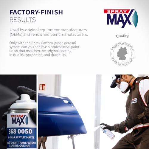 SprayMax 1K Acrylic Matte Clear Coat | Clear Coat Spray Paint for Cars