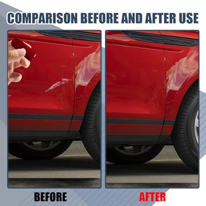 Touch Up Paint for Cars, Car Scratch Repair Pen, Quick & Easy Solution to Erase Car Scratch Paint Pen, Automotive Paint Scratch Remover for Cars Paint Scratch Repair (Red) - color: Red