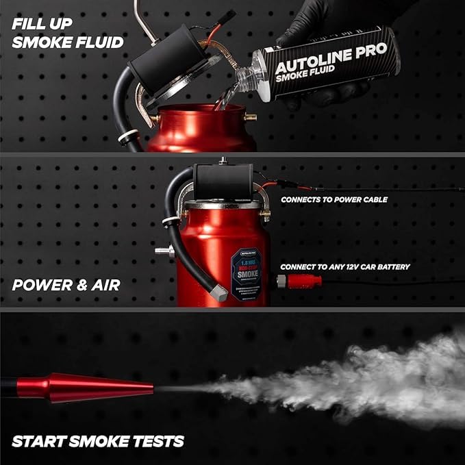 AutoLine Pro Shop Series Plus Smoke Machine - EVAP Leak Tester +Air Pump - style: Shop Series Plus & Acc
