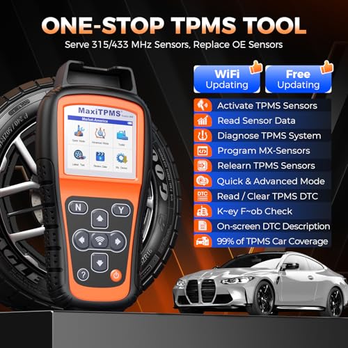 OTOFIX TireGO 808 TPMS Programming Tool, 2026 Upgrade Wi*Fi TPMS Scan Tool Relearn Activate All TPMS Sensors, TPMS Diagnostics&Reset, One Click Free Updating, Lifetime Update