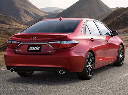 BORLA 11916 Axle-Back Performance Exhaust System for 2012-2017 Toyota Camry 3.5L V6 Automatic Transmission Front Wheel Drive 4 Door.