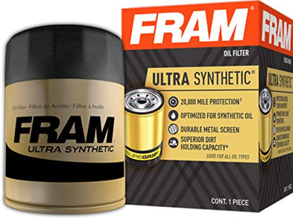 FRAM Synthetic XG9688P 20K Mile Change Automotive Replacement Engine Oil Filter for Synthetic Oil Changes, Premium Vehicle Engine Protection Oil Filter for Select Vehicle Model Years - style: Ultra Synthetic