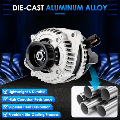 Car Alternator 11099 130A Fit for Honda Pilot Odyssey - size: #11099, 11150 Alternator