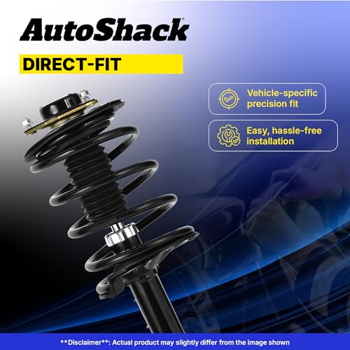 AutoShack 2 Front Complete Struts Assembly with Coil Springs