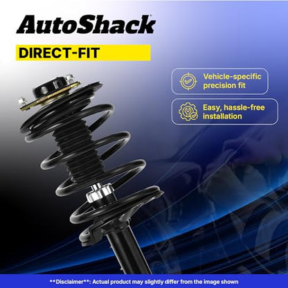 AutoShack 2 Front Complete Struts Assembly with Coil Springs