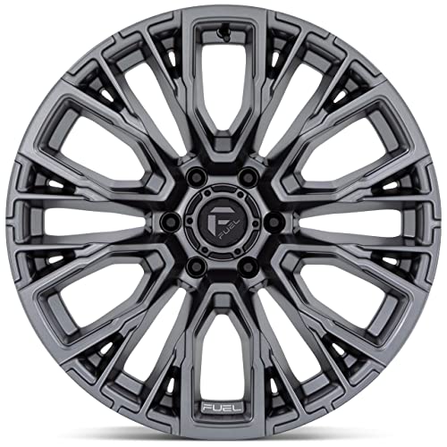 FUEL OFF-ROAD D848 REBAR 17X9, 6X5.5, 5.04, 1mm MATTE GUNMETAL - D84817908450 - color: MATTE GUNMETAL, size: 17X9,6X5.5,1mm