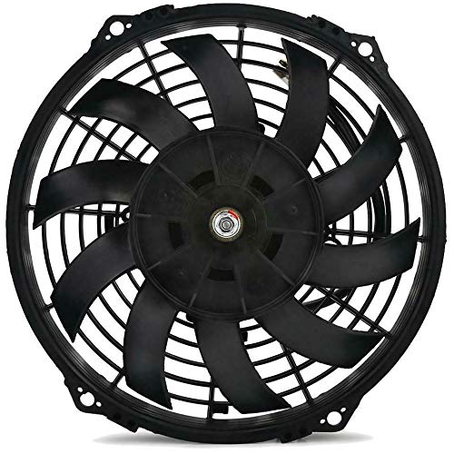 30 Row Engine Transmission Oil Cooler Electric Fan 6AN in-Line Hose End Fitting 180'F Degree Thermostat Temperature Switch Relay Wiring Kit
