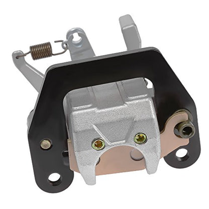 Hoypeyfiy Rear Brake Caliper With Pads replacement For Yamaha UTV Rhino 660 YXR660 4x4 2004-2007, replacement for Rhino 450 2006-2009