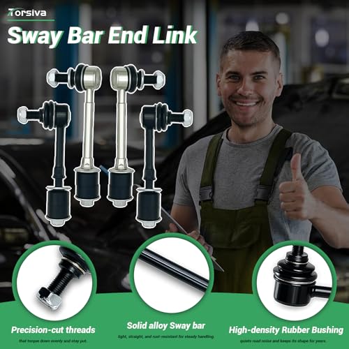 K90681 K90619 4Pcs Front Rear Stabilizer Sway Bar End Links Compatible with Toyota 1996 1997 1998 1999 2000 2001 2002 4Runner - size: K90619&K90681-4PC