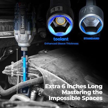 toolant Extra Long Magnetic Nut Driver Set, Metric & SAE, 21-Piece - style: 21pcs Extra Long