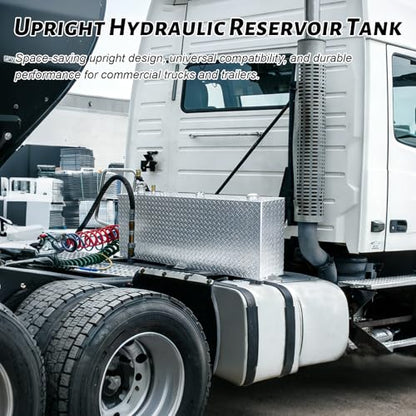 Aluminum Rectangular Liquid Tank, 45 Gallon Capacity, 57 × 9.5 × 20 inches