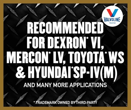 Valvoline Extended Protection Full Synthetic Automatic Transmission Fluid ATF 1 GA, Case of 3 - size: 1 GA, Case of 3