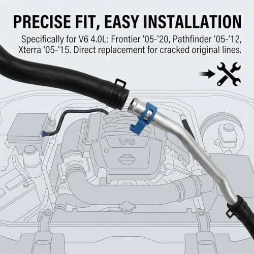 Outlet Heater Hose Line Tube Assembly 92410EA200 For Nissan 626598 - size: Chrome Hose Aseembly 92410EA200