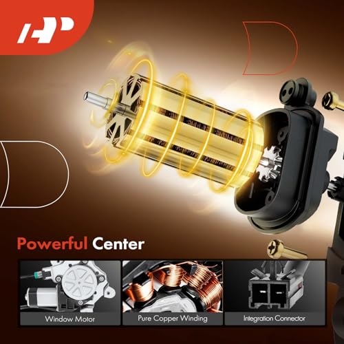 A-Premium Front Passenger Side Power Window Regulator with Motor (2-Pin) - style: Front Passenger(RH)