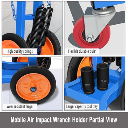 1 Inch Air Impact Gun Holder,Mobile Air Impact Wrench Holder.