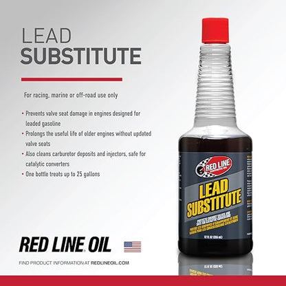 Red Line 60202 Lead Substitute Fuel Additive, 12 Ounce Bottle, Pack of 2 - size: 12 Fl Oz (Pack of 2)
