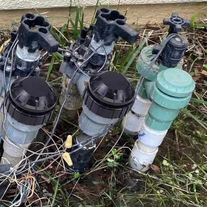 3 Pack Sprinkler Valve Cap and Cover Kit, Plastic Cap and Cover Assembly Kit Sprinkler Valve for 1" Anti Siphon Irrigation Valves