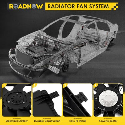 621-373 Radiator Cooling Fan Fit for Mercedes-Benz C230 C250 C300