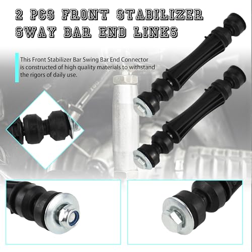Front Stabilizer Sway Bar End Links Compatible With Chevy GMC - size: K700432