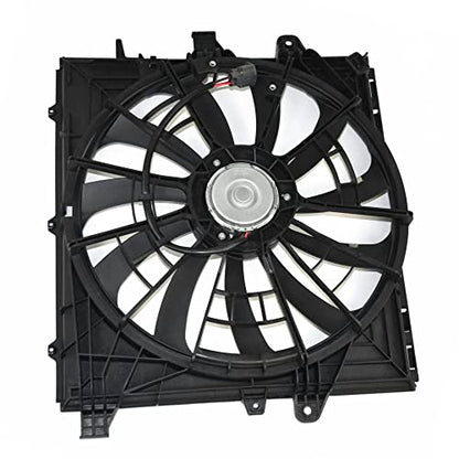 PartsFlow Radiator Cooling Fan Assembly For 2013 2014 2015 Cadillac CTS/ATS 623680 - color: For Cadillac CTS/ATS